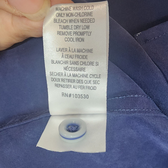 Nicoby Short Sleeve Soft Mens Button Down Shirt Blue Palm Trees Sz M - Picture 7 of 7